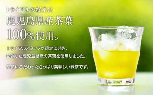 福岡県田川市のふるさと納税 お茶　トライアルのおいし～い緑茶（2L×12本）お茶　緑茶　2L　ペットボトル