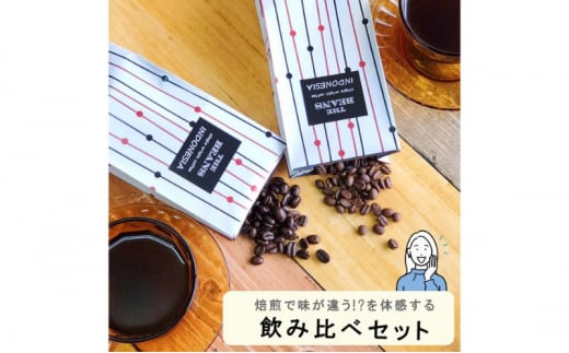 スペシャルティコーヒー 焙煎度合の違いを体感。飲み比べセット 100g×2袋(豆)the beans thebeans ザビーンズ