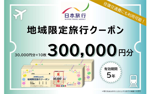 日本旅行 地域限定 旅行クーポン 300,000円