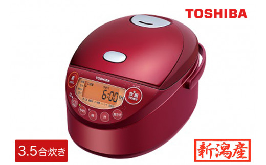  【新潟産】東芝IHジャー炊飯器 RC-6XM(R) 3.5合炊き グランレッド 【東芝 炊飯ジャー 数量限定 炊飯器 炊き分け 本かまど 備長炭入り遠赤外線コート 炊飯器 家電 電化製品 キッチン家電 生活家電 人気家電 家電製品 炊飯器 家電 炊飯器 電化製品】 1227415 - 新潟県加茂市