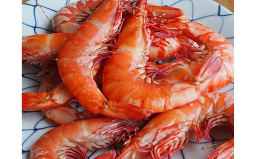 ２～３月にお届け　「天然くまえび」600ｇ（10～20尾）（調理例です）