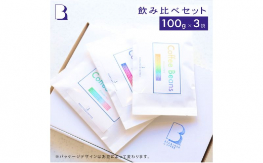 BREATHER COFFEE 珈琲飲み比べセット100g x 3袋 挽き方選択可 コーヒー 豆 極細引き エスプレッソ用 中粗挽き ペーパードリップ用 スペシャリティコーヒー（お豆のまま）[№5875-7569]0748