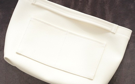 No.208-01 上質な日本製バッグインバッグ「ansac」（ホワイト） ／ 雑貨 日用品 鞄 千葉県 1245346 - 千葉県野田市
