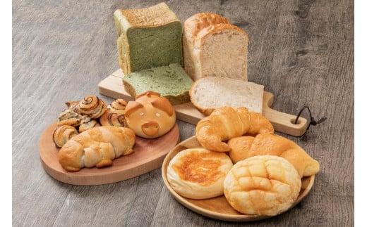 【9個セット】北海道小麦を使用したラパンのおまかせパンセット 1235063 - 北海道江別市
