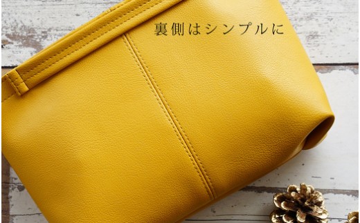 No.208-04 上質な日本製バッグインバッグ「ansac」(マスタード) / 雑貨 日用品 鞄 千葉県
