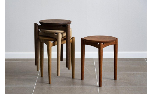【FILE FURNITURE WORKS】スツール　チェリー（FH1-F Stool） 1111656 - 京都府京都市