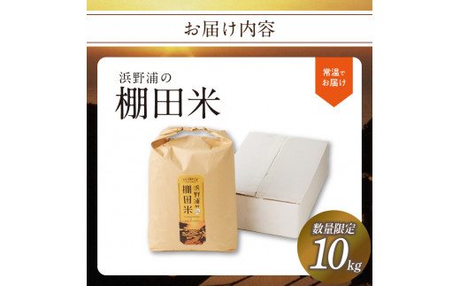 土佐の棚田米　(玄米10kg) 浜野浦の棚田米 10kg ／ 米 お米 精米 白米 新米 ご飯 棚田 産地