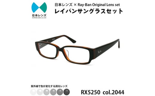 国産調光レンズ使用オリジナルレイバン色が変わるサングラス(RX5250 2044)　グレーレンズ【1425196】 1009857 - 大阪府岸和田市
