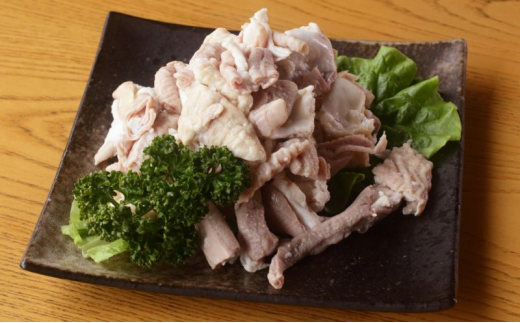 国産 豚モツ(ボイル) 1.5kg 冷凍 漬け込み肉 味付き肉 タレ付き 肉