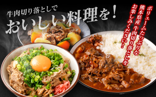 ボリュームたっぷりな熊本県産牛肉をお楽しみください。