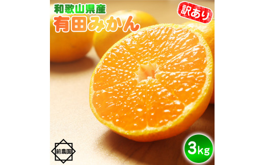 BL6171_【2025年先行予約】【産地直送】和歌山県産 有田みかん 3kg サイズ混合 【訳あり】