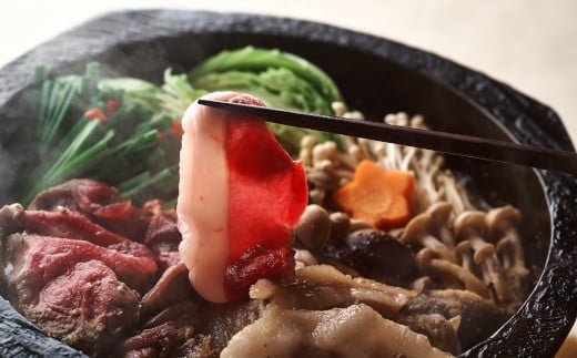 49 夏・冬イノシシ食べ比べ 味噌すき鍋セット