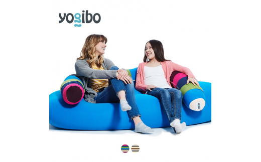 特別寄附額 ヨギボー Yogibo Caterpillar Roll Long ( ヨギボーキャタピラーロールロング ) ブライト 期間限定 限定