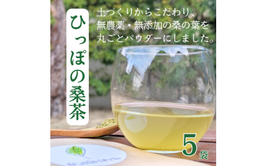 ひっぽの桑茶5袋セット【09109】