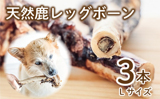 愛犬用 天然鹿 レッグボーン 3本 セット ( 鹿肉 ジャーキー おやつ おもちゃ ペット ドッグフード ペットフード 餌 エサ 犬 鹿 肉 国産  健康 ジビエ 愛犬 国産 無添加 犬用 京都 ) - 京都府｜ふるさとチョイス - ふるさと納税サイト