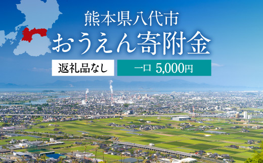 八代市 への寄付（返礼品はありません）応援 寄付 5,000円