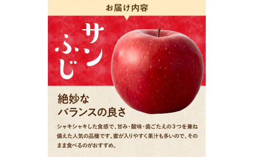 山形県東根市のふるさと納税 【令和6年産 先行予約】サンふじ&ラフランス 詰め合わせ 5kg(秀品) 東根市 山形県 東根農産センター提供 hi027-128