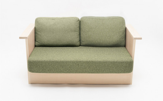 センの木の家具 Kigakiku Sofa（T-9075 グリーン）