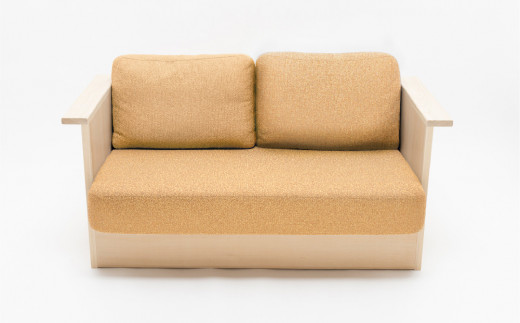 センの木の家具 Kigakiku Sofa（T-9073 イエロー）