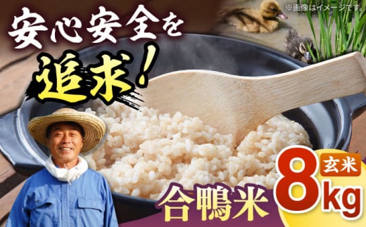 [栽培期間中農薬不使用]古野農場 合鴨農法 合鴨米（玄米）8kg 