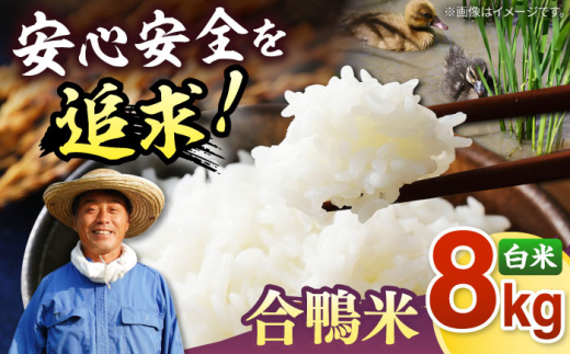 [栽培期間中農薬不使用]古野農場 合鴨農法 合鴨米（白米）8kg   