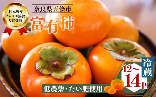 冷蔵富有柿 日本野菜ソムリエ協会大賞受賞品（12～13個）