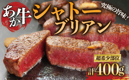 高級部位！あか牛のシャトーブリアンステーキ肉 832182 - 熊本県阿蘇市