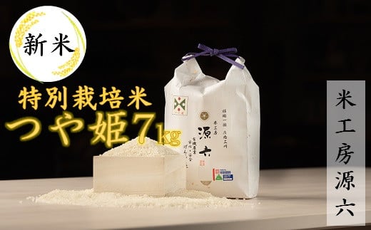米工房源六が作る特別栽培米つや姫7kg