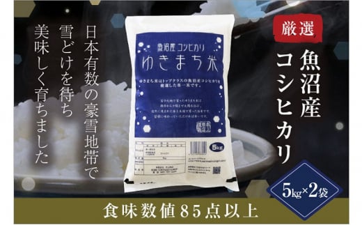 ゆきまち米5kg×2【極上魚沼産コシヒカリ】 504197 - 新潟県十日町市