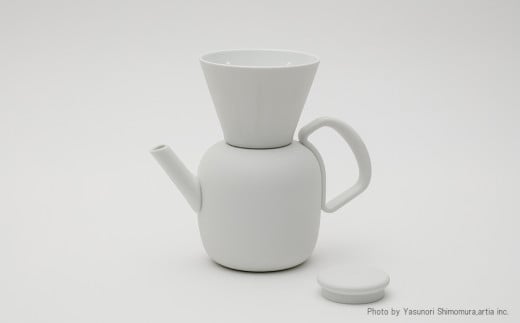 [有田焼]2016/ Leon Ransmeier Coffee Dripper & Coffee Pot セット(white)