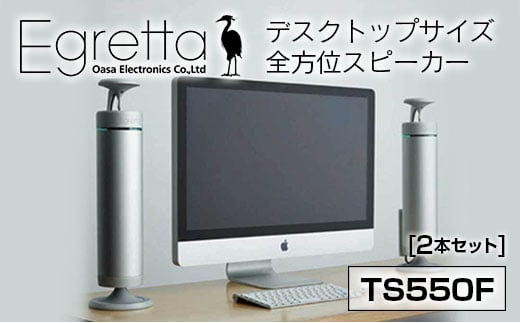 オオアサ電子 Egretta(エグレッタ)デスクトップサイズ　全方位スピーカー　TS550F 780523 - 広島県北広島町