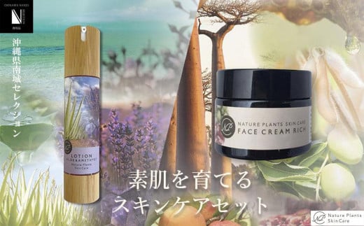 【Nature Plants Skin Care】素肌を育てるスキンケアセット＜アロエ＞ 809599 - 沖縄県南城市