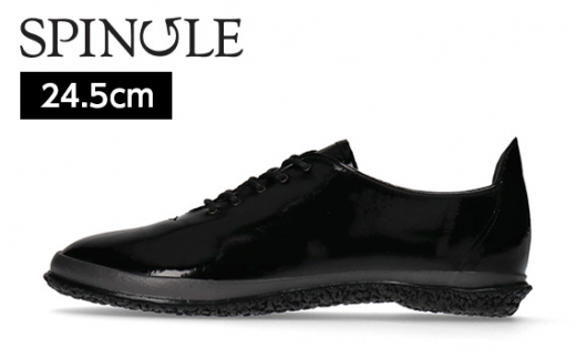No.972-03 Black サイズS(24.5cm) / 靴 カンガルー革 エナメル加工 軽い スピングル SPINGLE 広島県 スピングルムーヴ スピングルムーブ SPINGLE MOVE