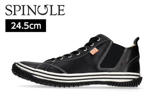 No.992-03 SP-442 Black サイズS(24.5cm) / 靴 カンガルー革 軽い ミドルカット スピングル SPINGLE 広島県 スピングルムーヴ スピングルムーブ SPINGLE MOVE
