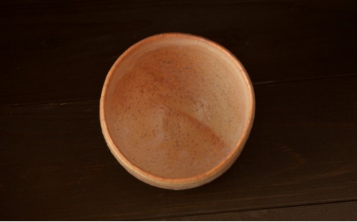 №5226-1036]萩焼 抹茶碗 一点もの 工芸品 口径12.6cm×高さ9.4cm