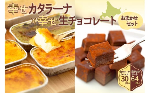 幸せカタラーナ（30個）・幸せ生チョコレート（64粒）　おまかせセット 678070 - 北海道札幌市