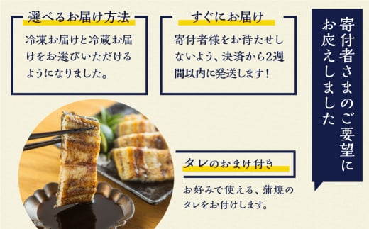 愛知県田原市のふるさと納税 【冷凍】厳選 高級 青うなぎ 白焼 10尾 1500g 冷蔵 / 冷凍 が選べる