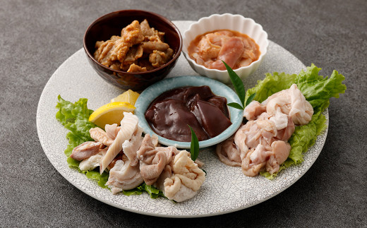 豚ホルモン 5種 食べ比べセット 計約1.5kg（約7～8人前） 1284761 - 熊本県水俣市