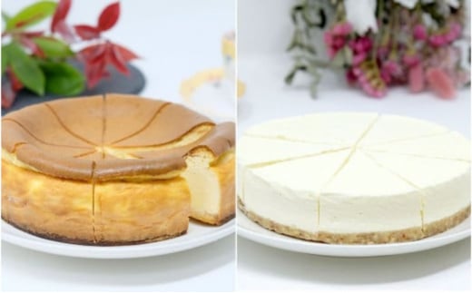 【低糖質】チーズケーキ2種セット（ベイクド＆レアチーズケーキ） 247490 - 福岡県小郡市