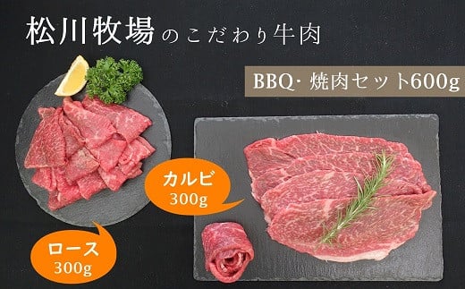 No.031 【数量限定】松川牧場のこだわり牛肉 BBQ 焼肉セット 600g 国産牛   237972 - 埼玉県鴻巣市