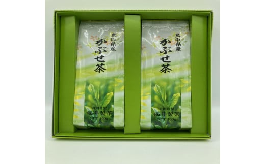 「かぶせ茶」　100g×2本セット 1296418 - 鳥取県米子市