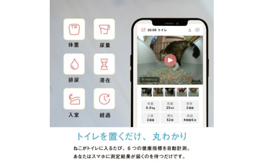 静岡県湖西市のふるさと納税 トレッタ Toletta　IoT技術を搭載した日本製のスマートねこトイレ【1389513】