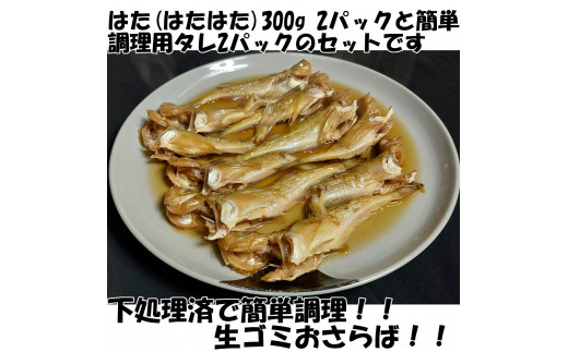 ハタハタ簡単煮つけ２パックセット 鳥取県岩美町特産