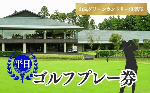 【山武グリーンカントリー俱楽部】ゴルフプレー券（平日用）／ ゴルフ場 利用券 ゴルフプレー券 プレーチケット  Golf チケット ゴルフプレー プレー券 千葉県 山武市 SMAM003 292419 - 千葉県山武市