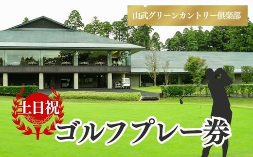 【山武グリーンカントリー俱楽部】ゴルフプレー券（土日・祝日用） ／ ゴルフ場 利用券 ゴルフプレー券 プレーチケット  Golf チケット ゴルフプレー プレー券 千葉県 山武市 SMAM004 292421 - 千葉県山武市