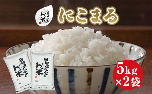 ２１１．日置さん家のお米「にこまる」5kg×2袋【玄米・2024年産】 879317 - 鳥取県北栄町