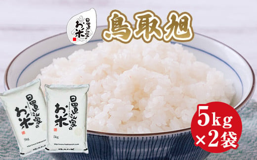 ２０１．日置さん家のお米「鳥取旭」5kg×2袋【精米・2024年産】 553935 - 鳥取県北栄町