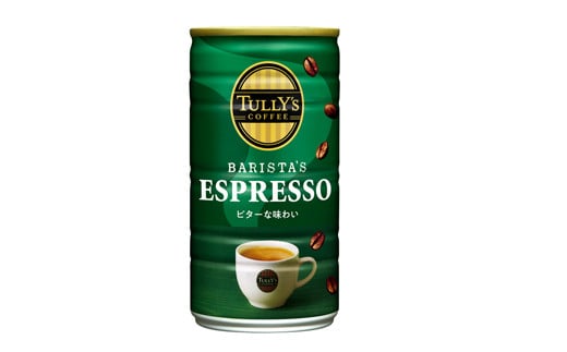 131-24　TULLY'S COFFEE（タリーズコーヒー） ESPRESSO缶180g×30本　缶コーヒー 1309302 - 静岡県牧之原市