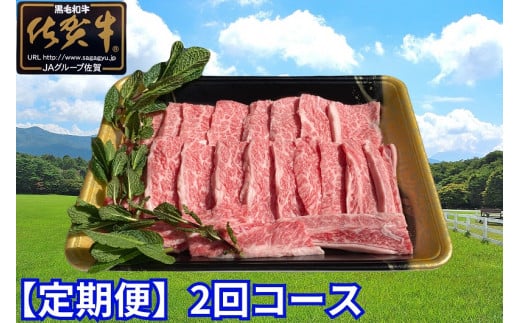 佐賀牛カルビ 焼き肉用 500g 2回コース