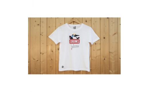 CHUMS HAKUBAオリジナルTシャツ「SKI BOOBY」レディースL/ホワイト2020モデル【1494742】 1306755 - 長野県白馬村